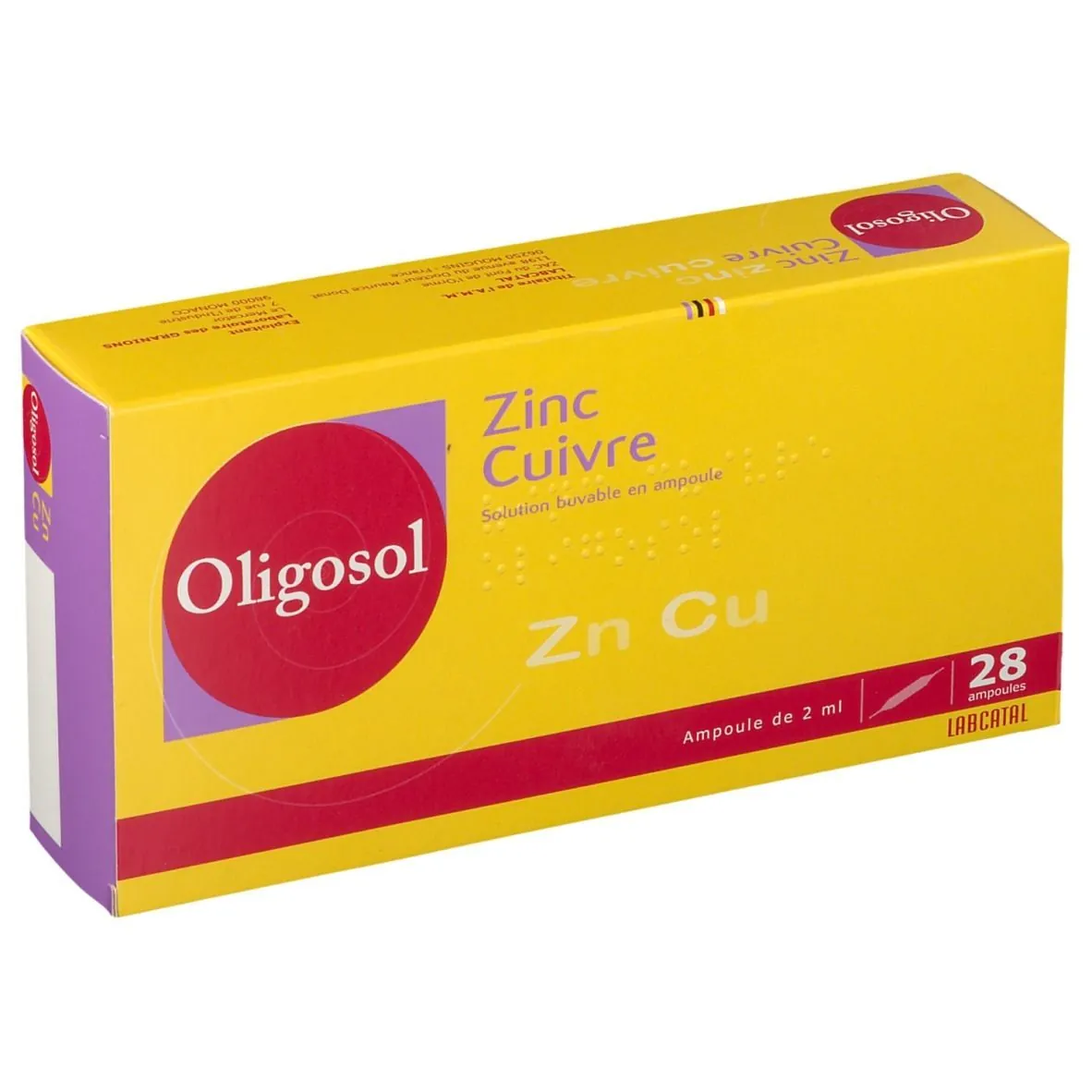 Oligosol Zinc Cuivre
