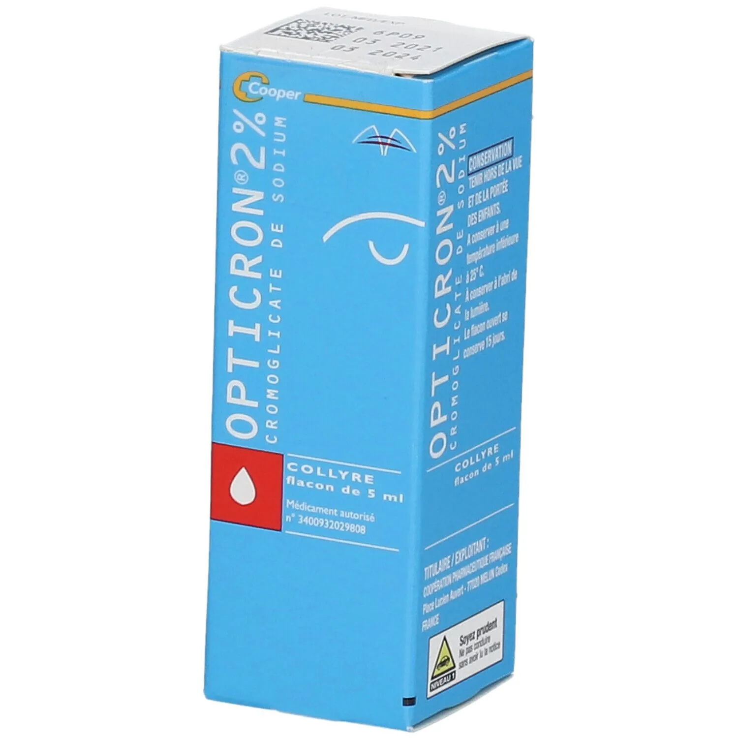 Opticron Collyre Cromoglicate de Sodium