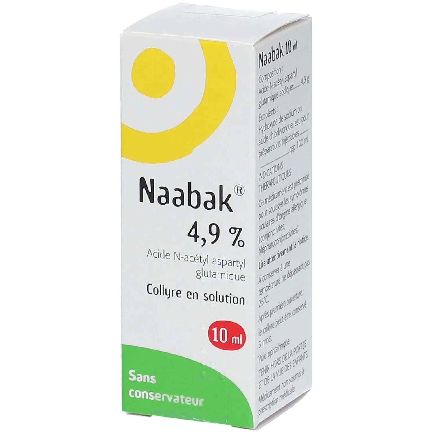 Naabak 4.9% Collyre