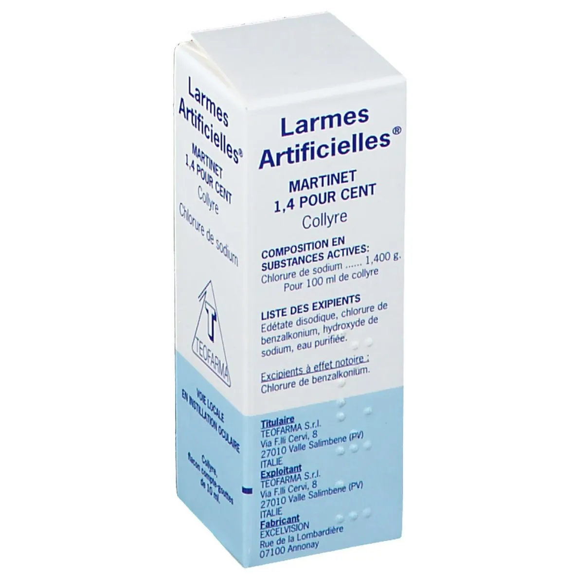 Larmes Artificielles 1,4% Collyre