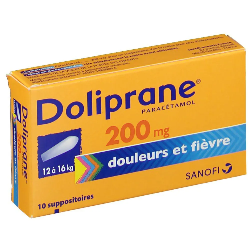Doliprane Suppositoire