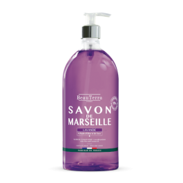 Beauterra Savon Liquide de Marseille Parfum Lavande 1L