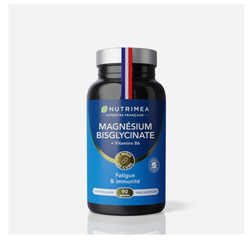 NUTRIMEA MAGNESIUM BISGLYCINATE Fatigue Immunité - 90 Gélules