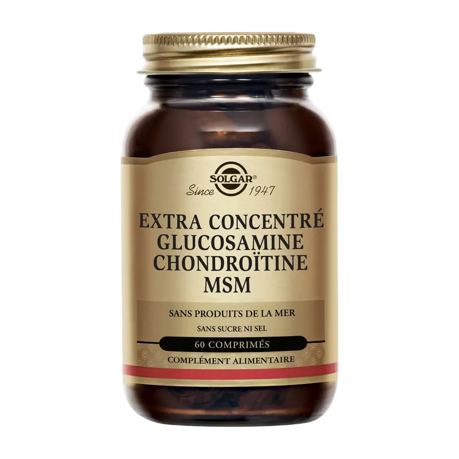Solgar Extra Concentré Glucosamine Chondroïtine MSM