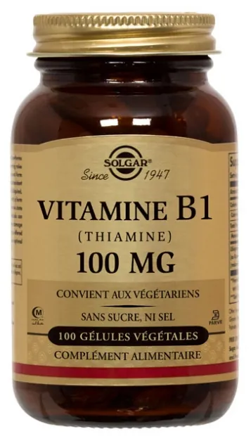 Solgar Vitamine B1 (Thiamine) 100mg