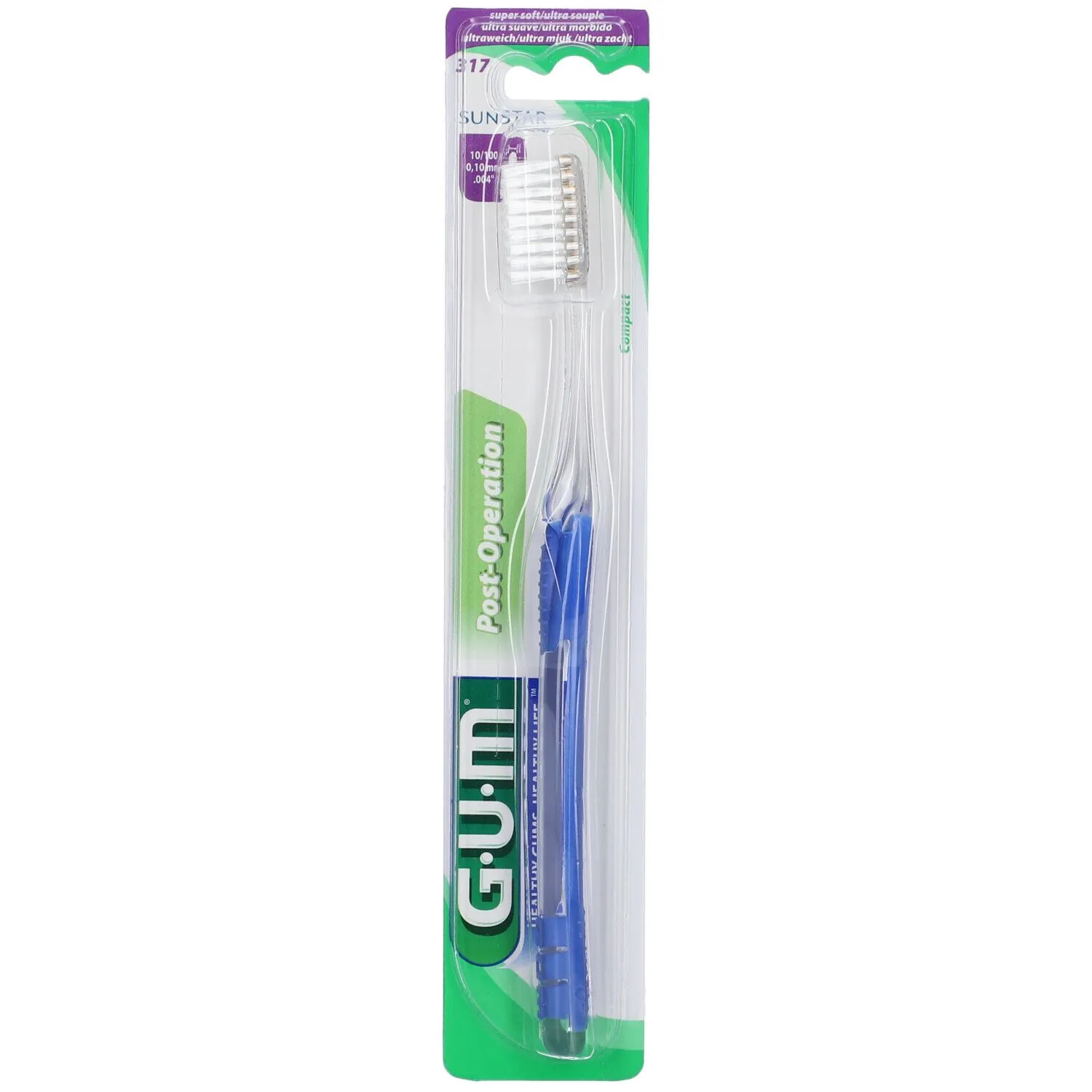 Gum Brosse à dents post-opération 10/100