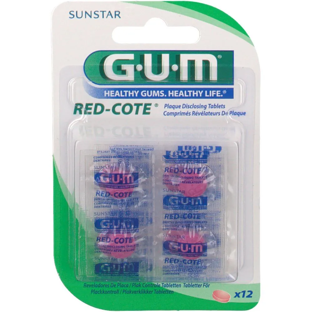 Gum Red Cote Révélateurs de plaque