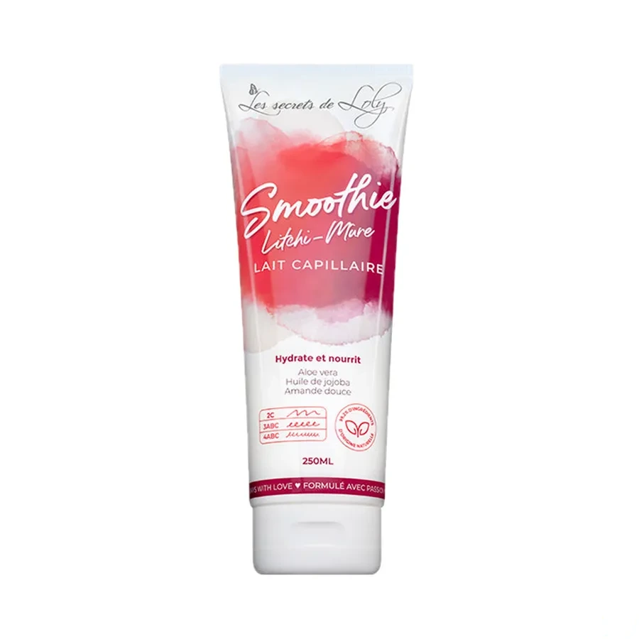 Les Secrets de Loly Smoothie Litchi-Mûre Lait Capillaire