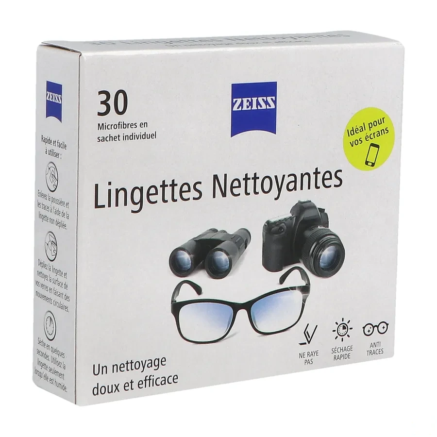 Zeiss Lingettes Nettoyantes Pour Lunettes Individuelles