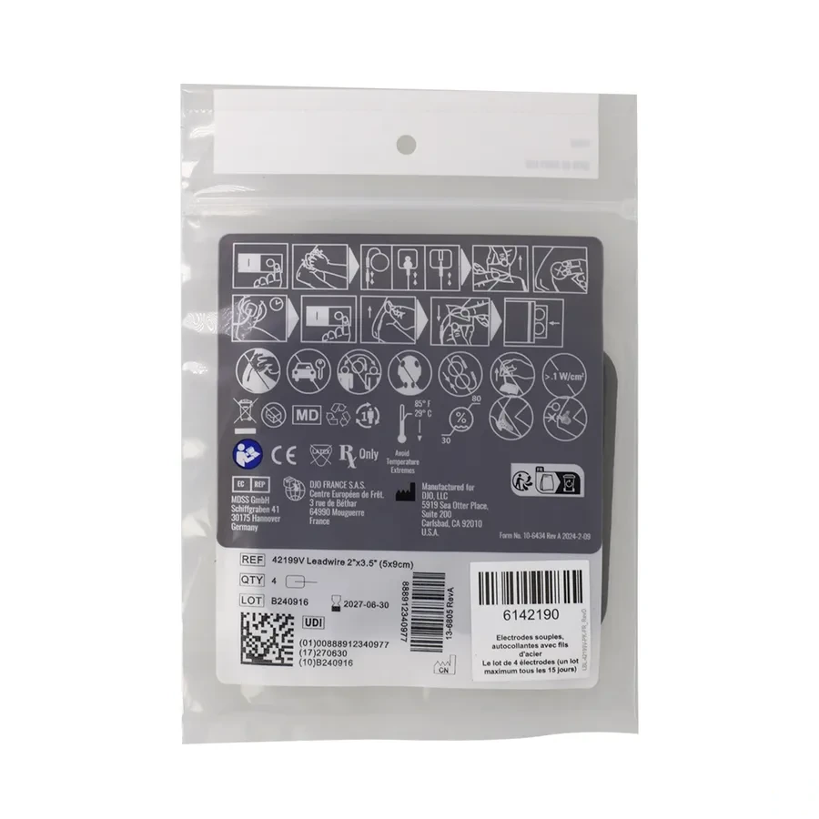 Electrodes Dura-Stick Plus pour Stimulation TENS/NMES/FES