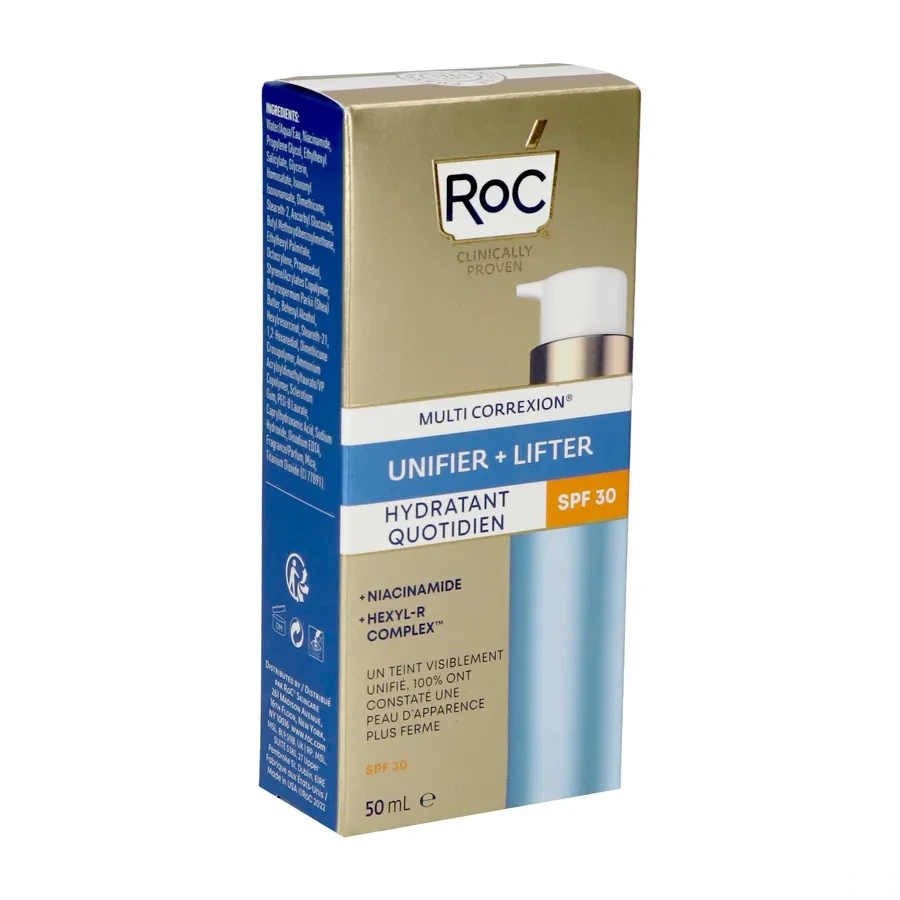 ROC Hydratant Quotidien SPF30 Unifier Lifter