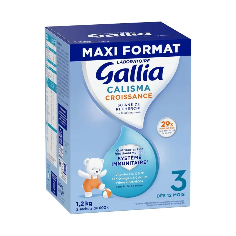 Gallia Calisma Croissance Lait 3ème âge