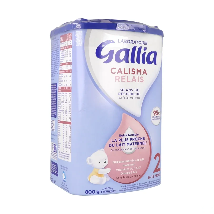 Gallia Calisma Relais Lait 2ème âge