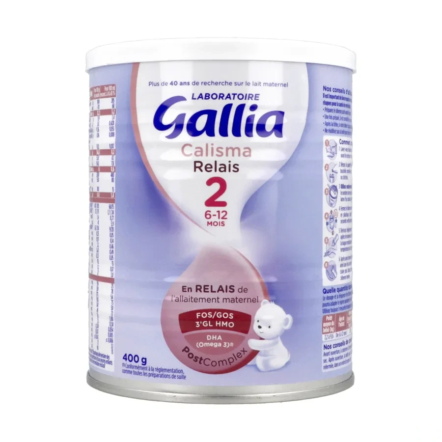 Gallia Calisma Relais Lait 2ème âge