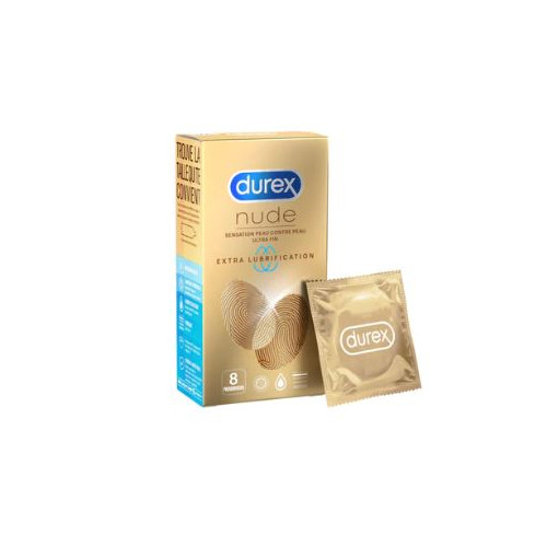 Durex Nude Préservatifs Extra-Lubrification