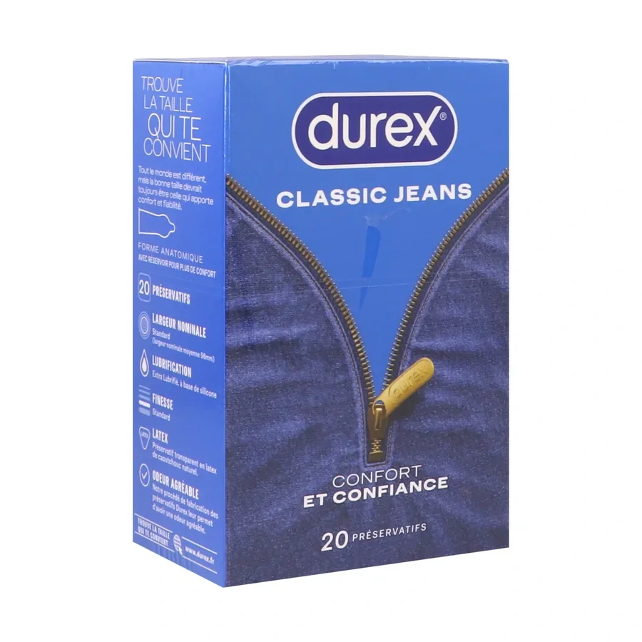 Durex Classic Jeans Préservatifs