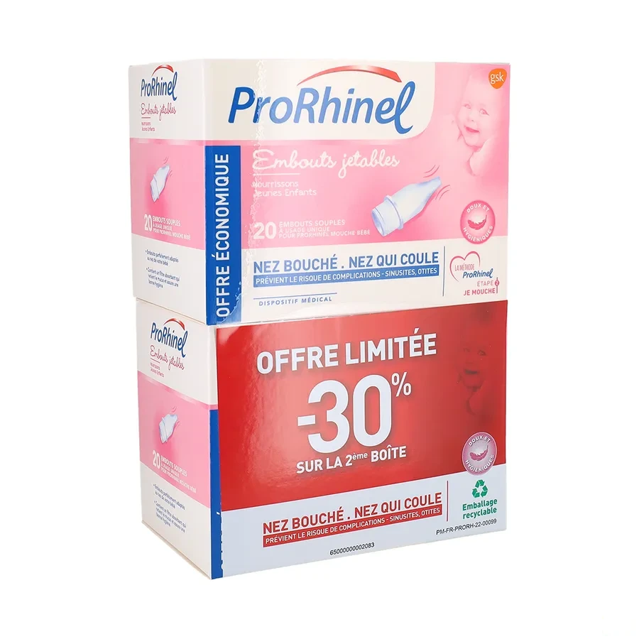 Prorhinel Embouts Jetables Mouche Bébé