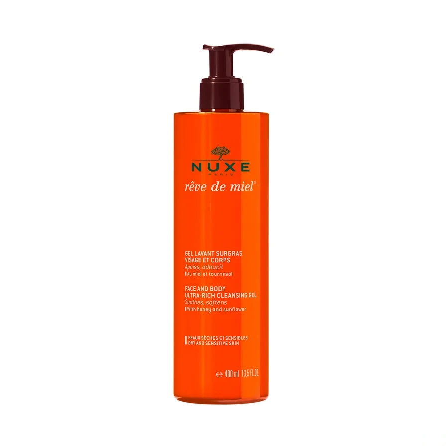 Nuxe Rêve de Miel Gel Lavant Surgras Visage et Corps