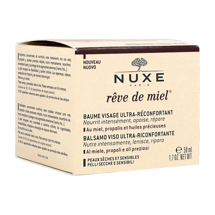 Nuxe Rêve de Miel Baume Visage Ultra-réconfortant