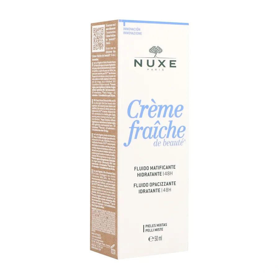 Nuxe Crème Fraîche de Beauté Fluide Matifiant Hydratant 48h