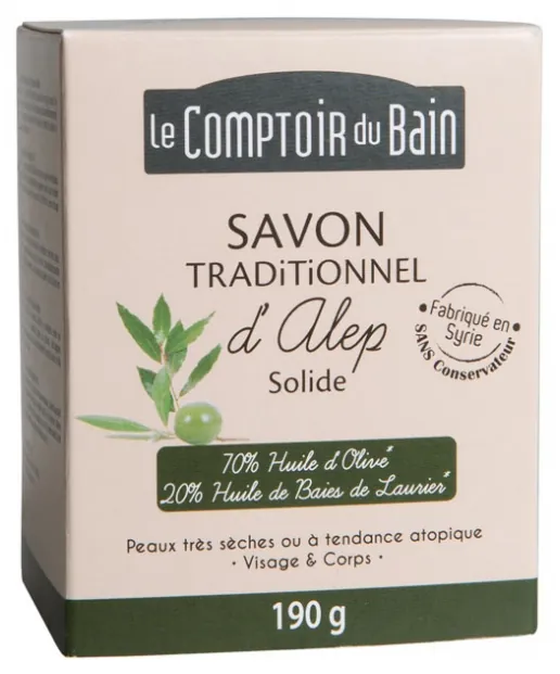 Le Comptoir du Bain Savon Traditionnel d'Alep Solide