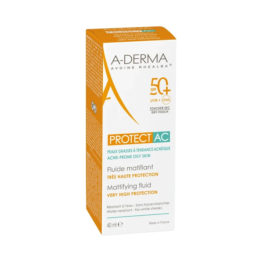 A-Derma Protect AC Fluide Solaire Matifiant SPF 50+