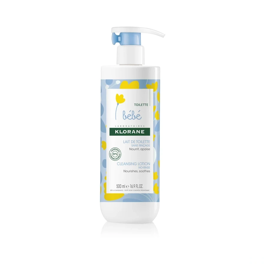 Klorane Bébé Lait de toilette sans rinçage Calendula apaisant