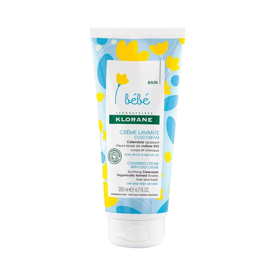 Klorane Bébé Crème lavante au Cold Cream