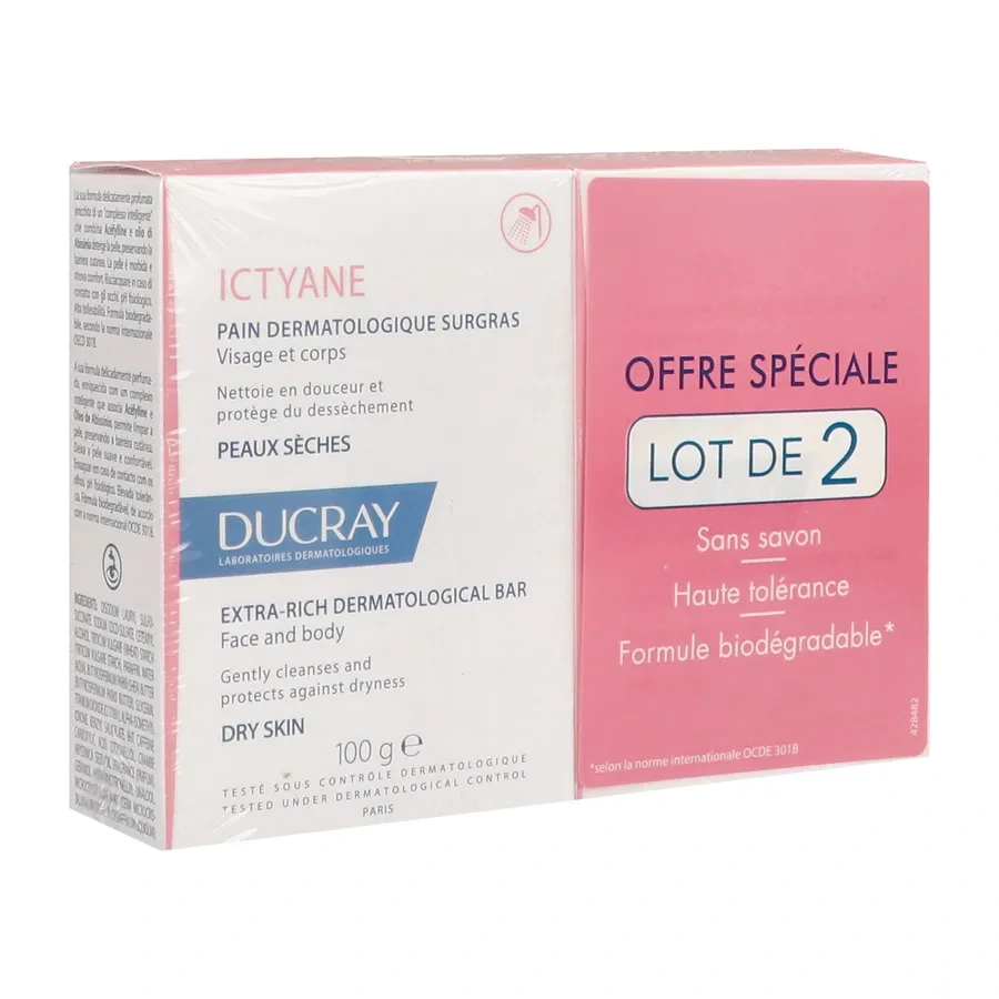 Ducray Ictyane Pain Dermatologique Surgras