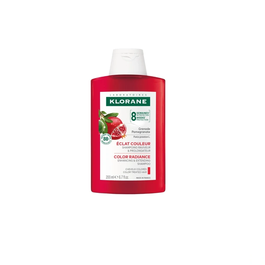 Klorane Shampoing Grenade Éclat Cheveux colorés