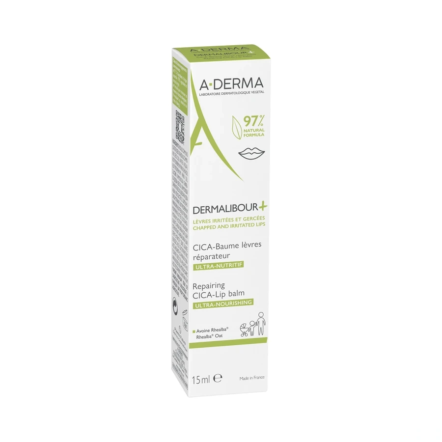 A-Derma Dermalibour+ Cica Baume Lèvres Réparateur