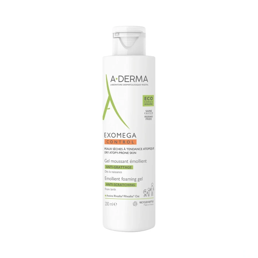 A-Derma Exomega Control Gel Moussant Emollient Anti-Grattage