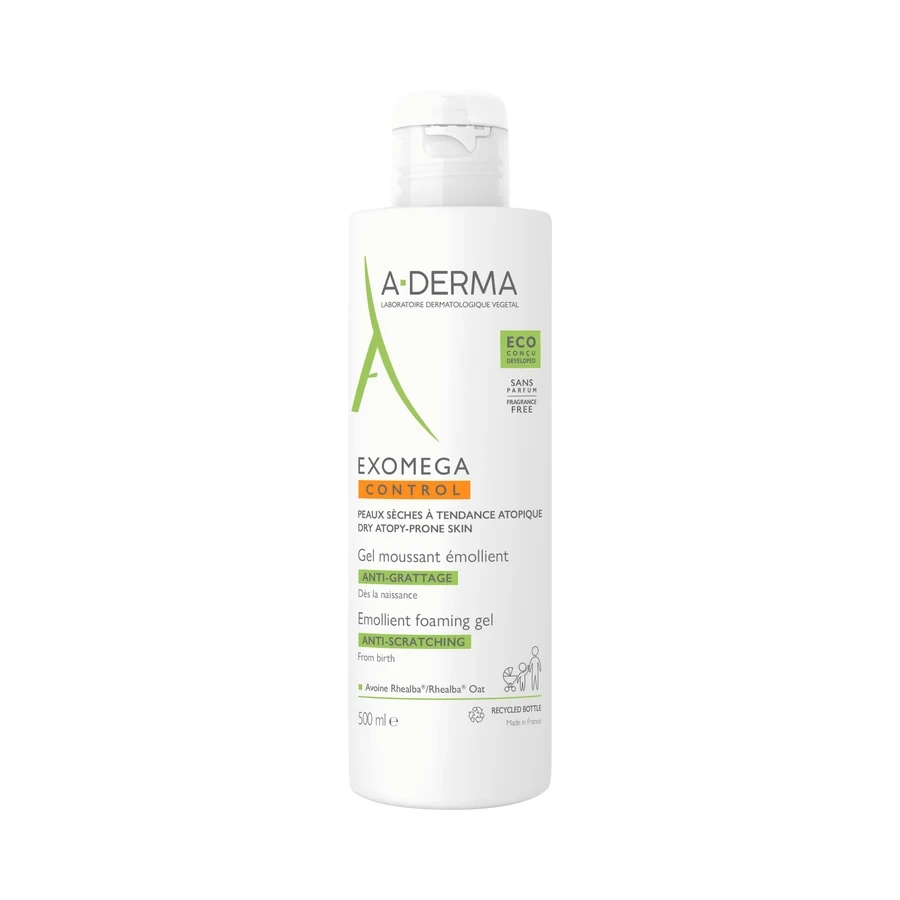 A-Derma Exomega Control Gel Moussant Emollient Anti-Grattage