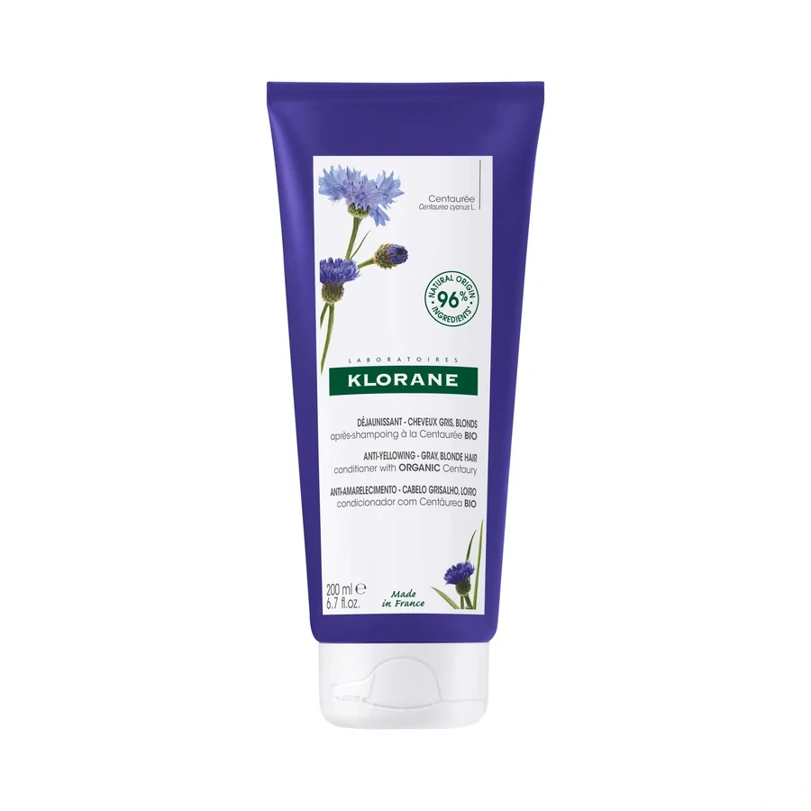 Klorane Après-shampoing Déjaunissant à la Centaurée Bio