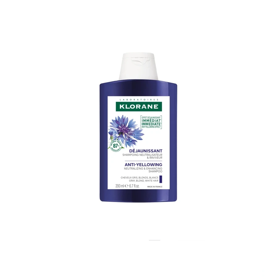 Klorane Shampooing Déjaunissant à la Centaurée Bio