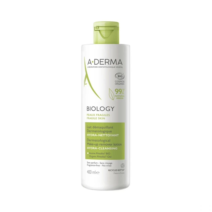 A-Derma Biology Lait Démaquillant Dermatologique Bio