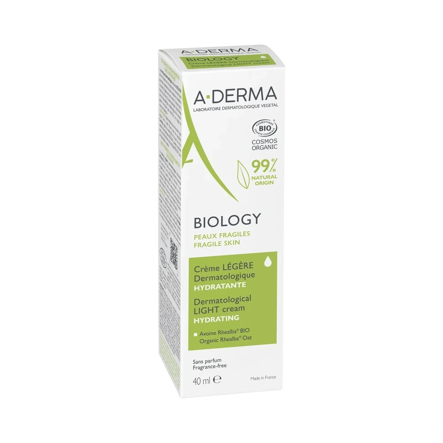 A-Derma Biology Crème Hydratante Dermatologique Bio