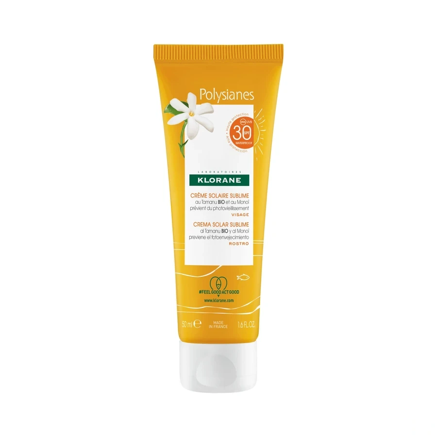 Klorane Polysianes Crème Solaire Sublime Visage
