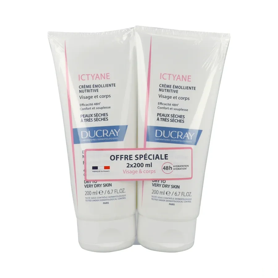Ducray Ictyane Crème Emolliente Corps