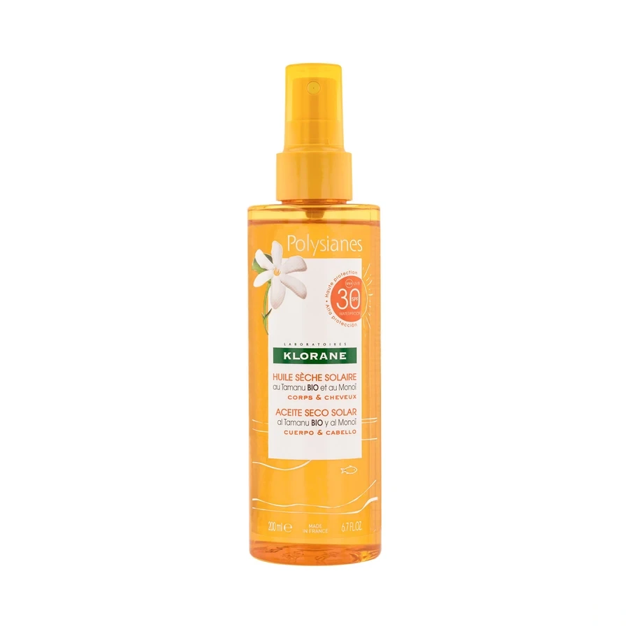 Klorane Polysianes Huile Sèche Solaire SPF30