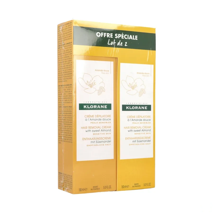 Klorane Crème Dépilatoire à l'Amande Douce