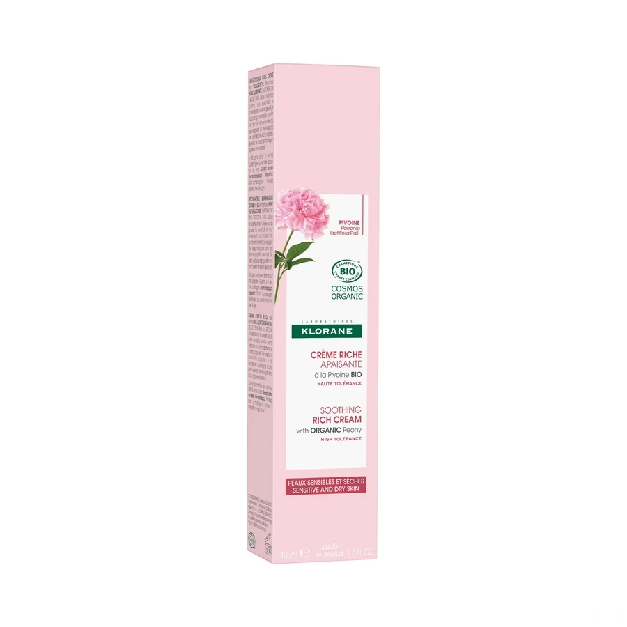 Klorane Crème Riche Apaisante Pivoine Bio