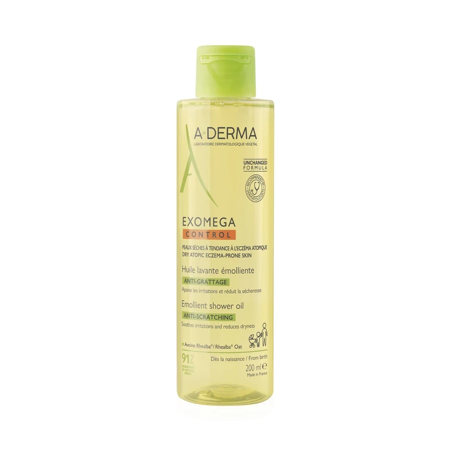 Exomega Control Huile Lavante Émolliente Anti-Grattage