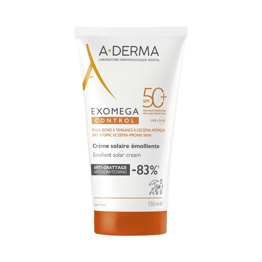 A-Derma Exomega Control Crème Solaire SPF50+