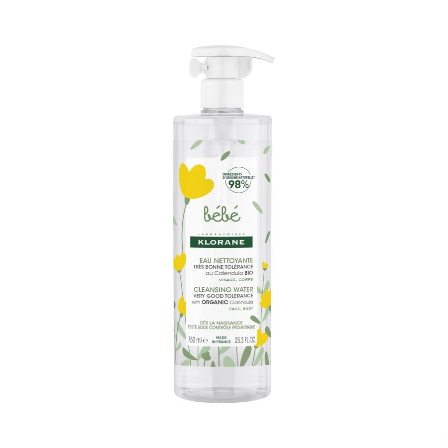 Klorane Bébé Eau Nettoyante Sans Rinçage