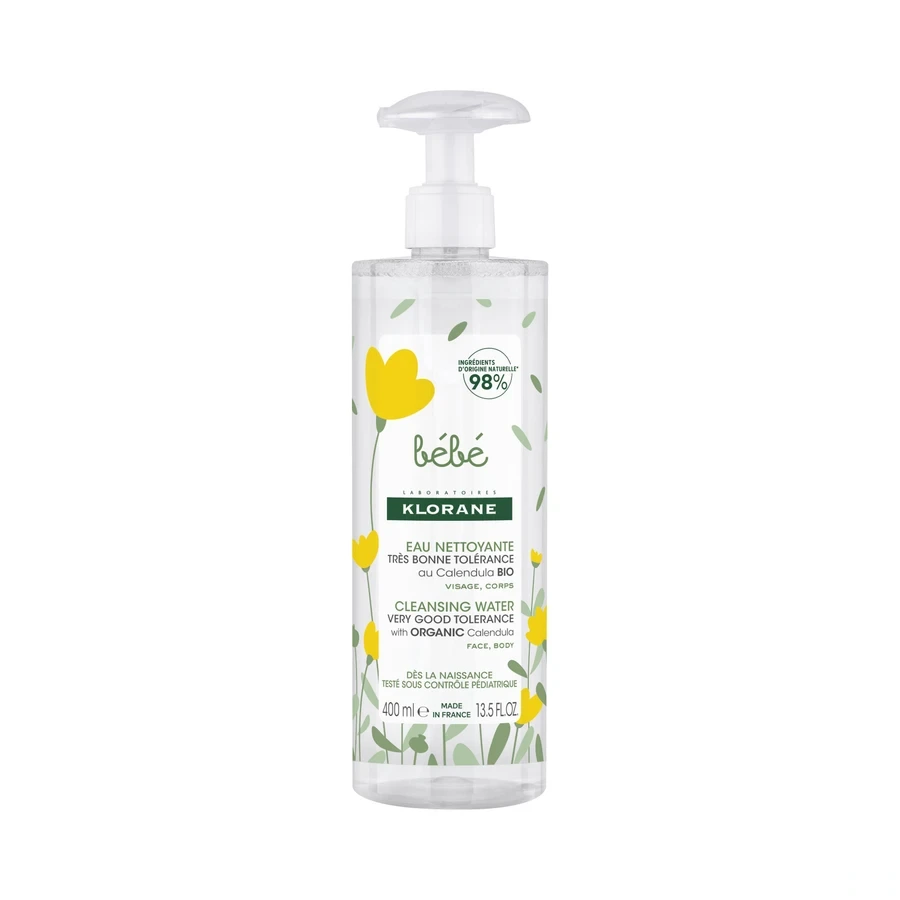 Klorane Bébé Eau Nettoyante Sans Rinçage