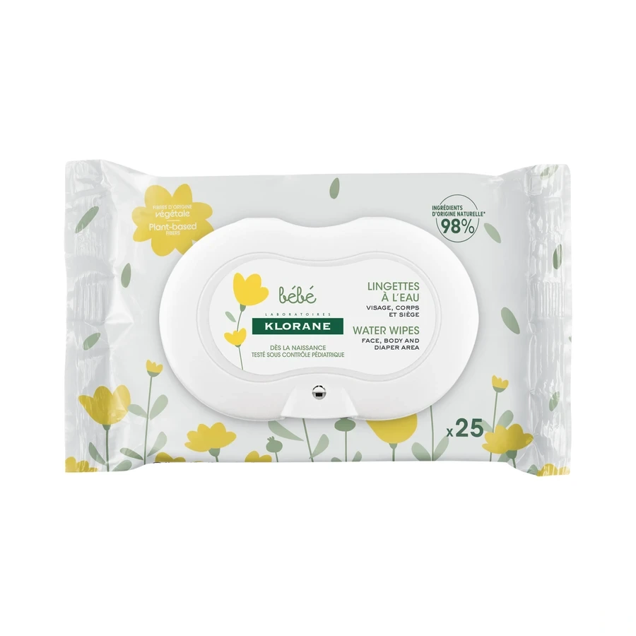 Klorane Bébé Lingettes nettoyantes douces
