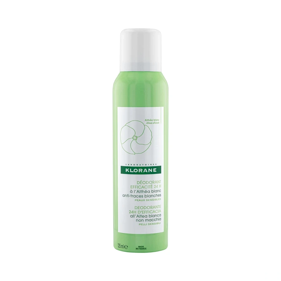 Klorane Déodorant Spray Efficacité 24h à l'Althéa Blanc