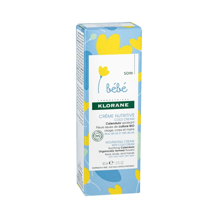 Klorane Bébé Crème Nutritive Cold Cream Calendula Apaisant