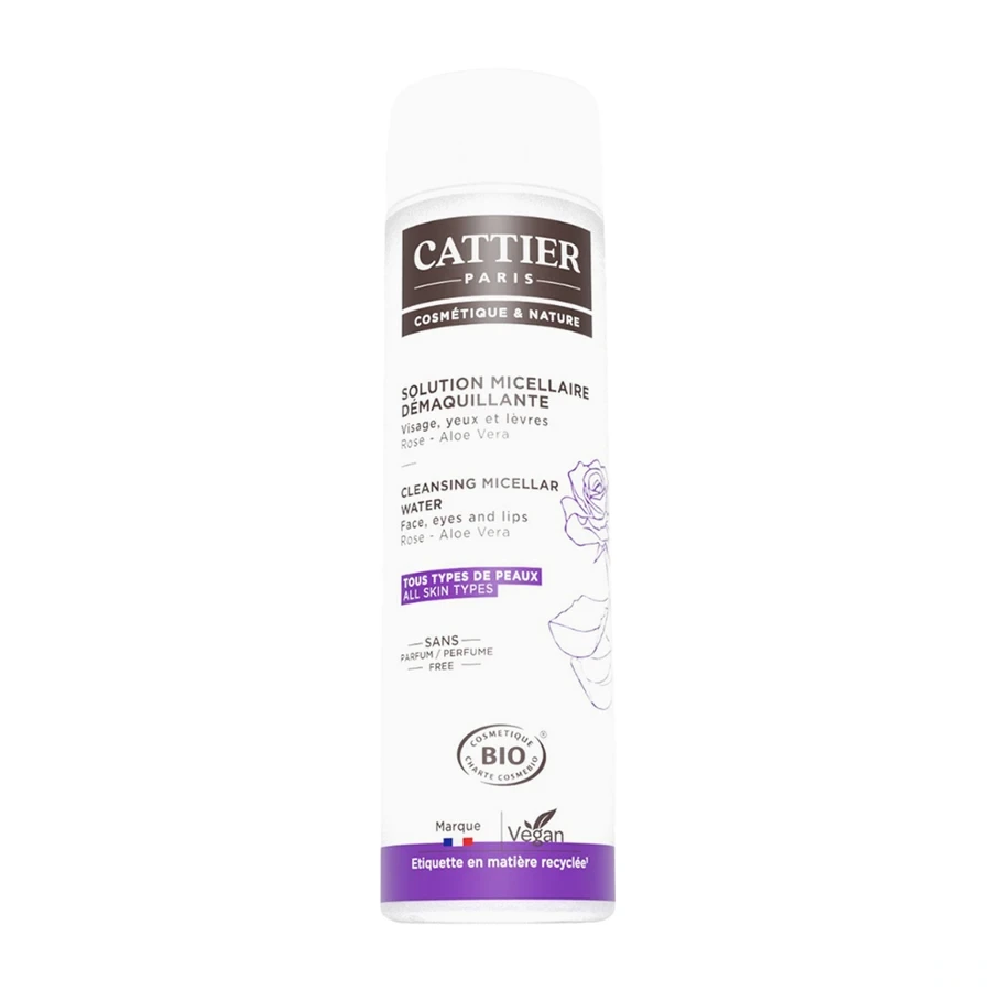 Cattier Solution Micellaire Démaquillante Bio